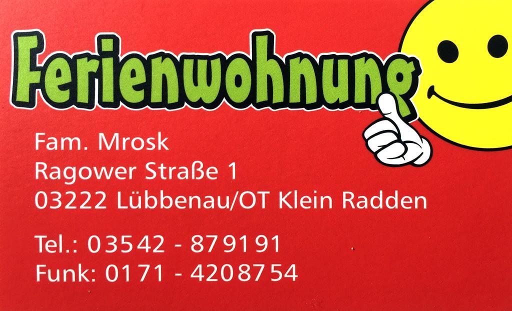 Ferienwohnung Smiley Lübbenau Exteriör bild